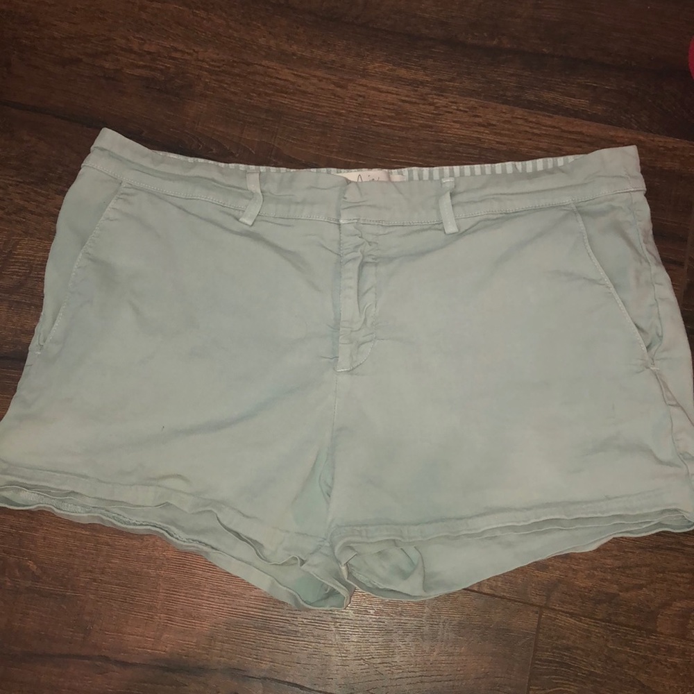 Light Bluish Green Shorts